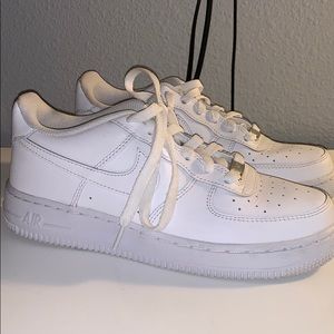 WORN ONCE NIKE AIR FORCE ONES !!